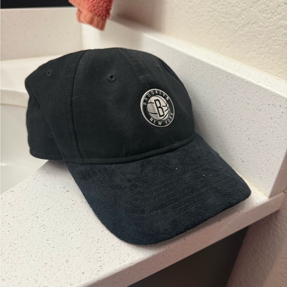 Nets New Era Black 9TWENTY Cap